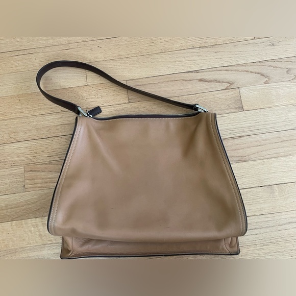バッグ COACH Signature Shoulder Bag Brown Lea Bags | Vintage Coach 6147 Monterey Flap Shoulder Bag British Tan
